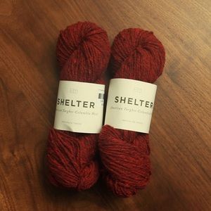 2 Skeins of Brooklyn Tweed Shelter Worsted Wool Yarn in Long Johns Color